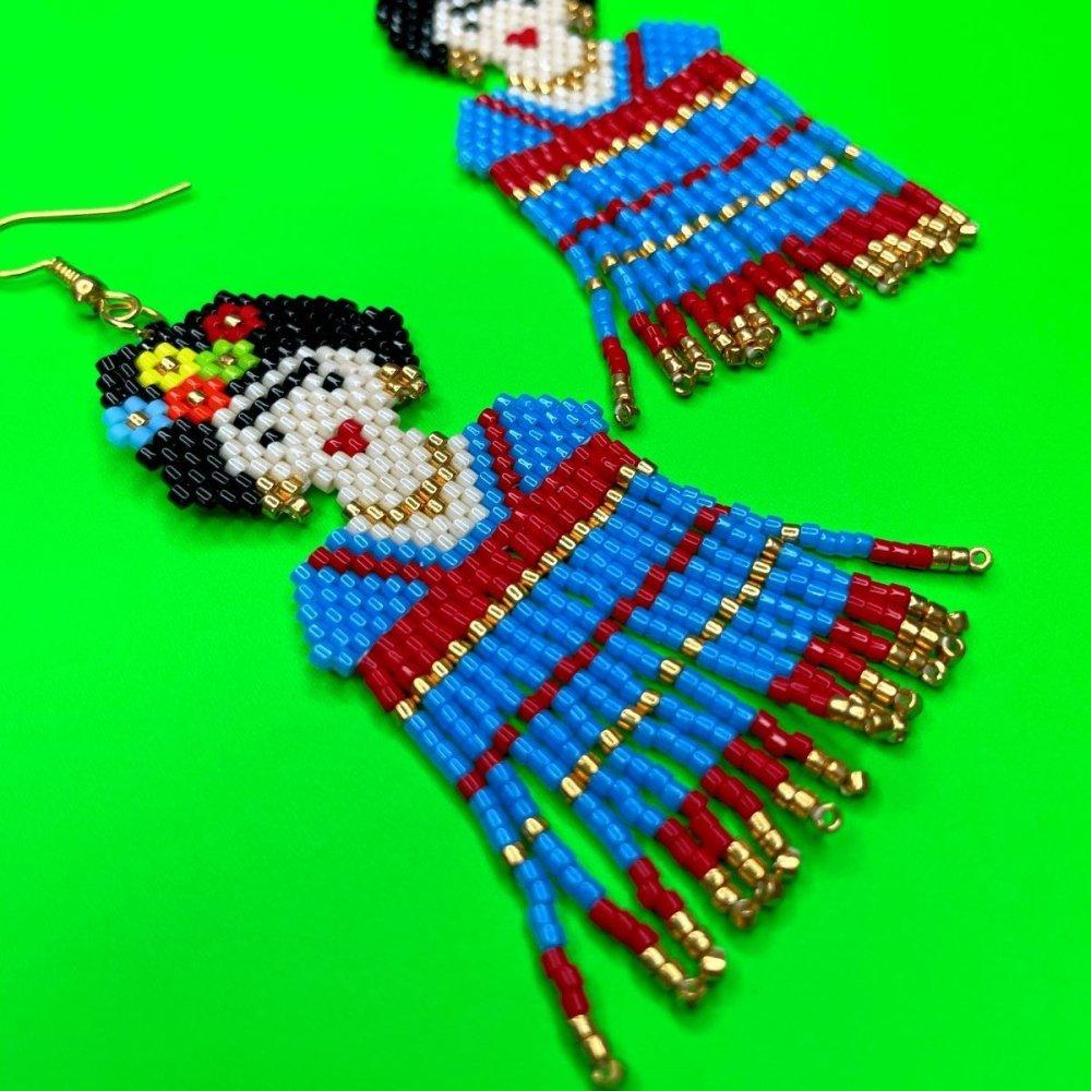 Frida Frida Dangle Earrings - Beadzy