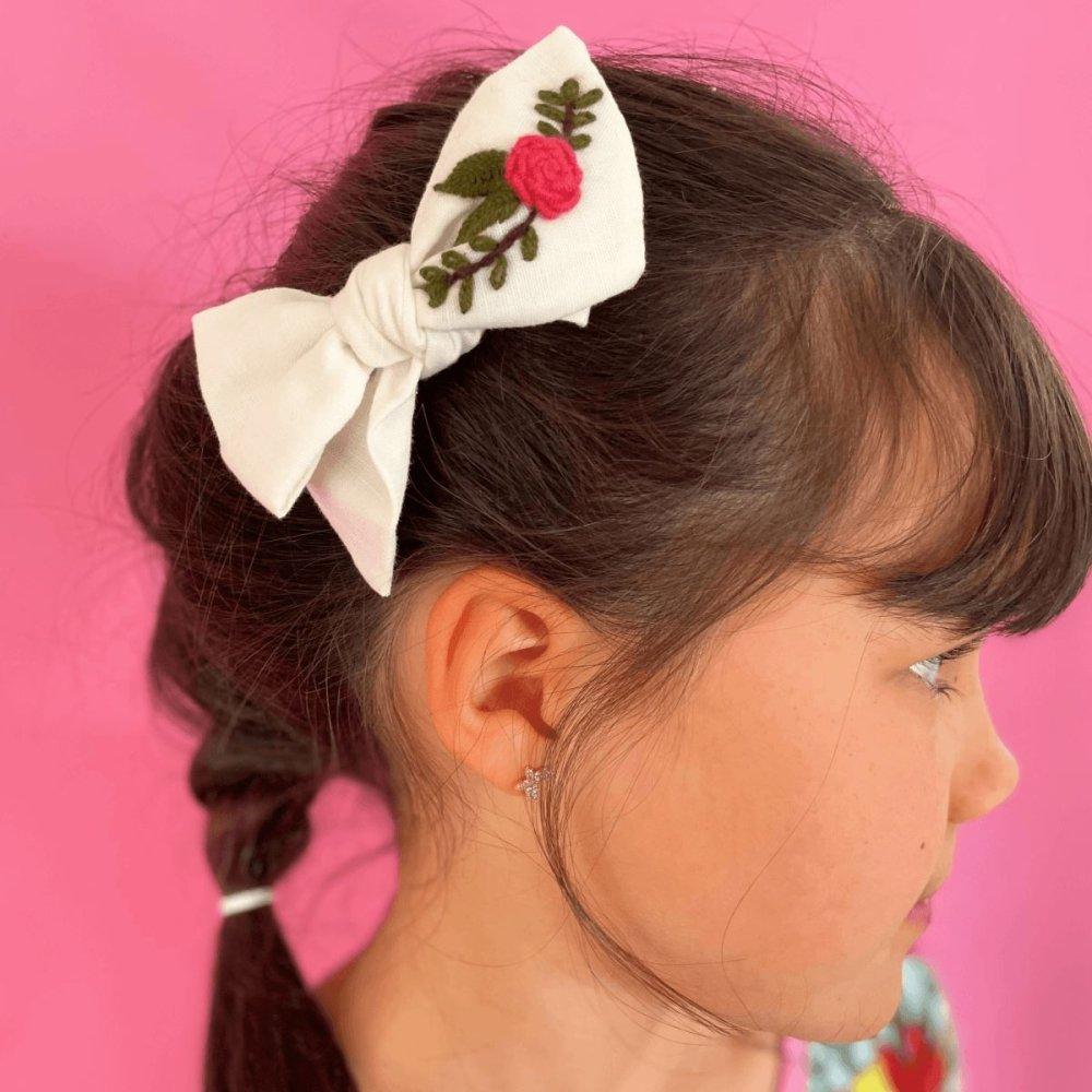 Hand Embroidered Hair Accessories - Beadzy