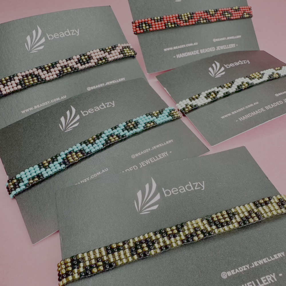 Urban Safari Handwoven Beaded Bracelets