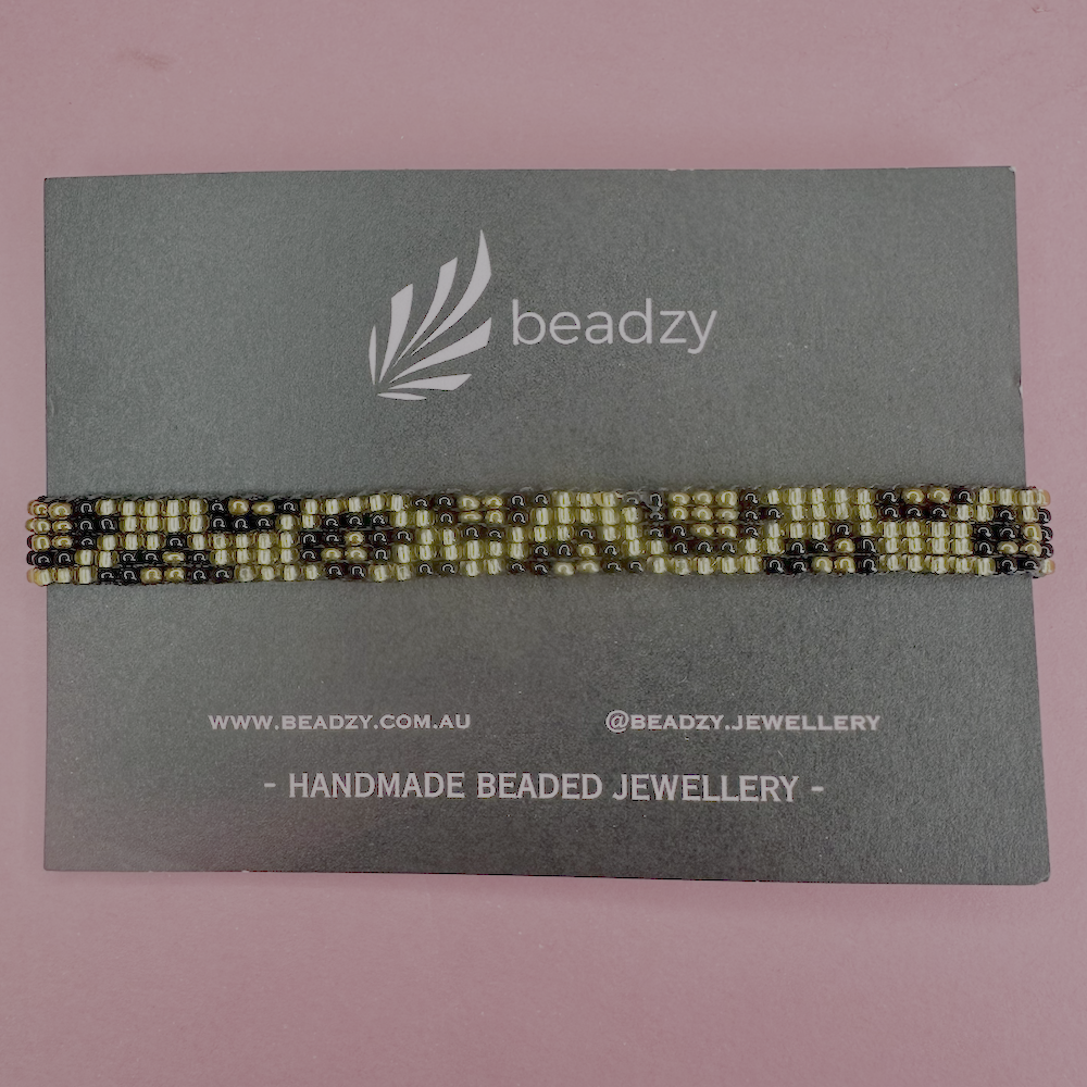 Urban Safari Handwoven Beaded Bracelets