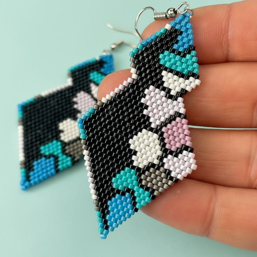 Mediterranean Landscape Miyuki Earrings