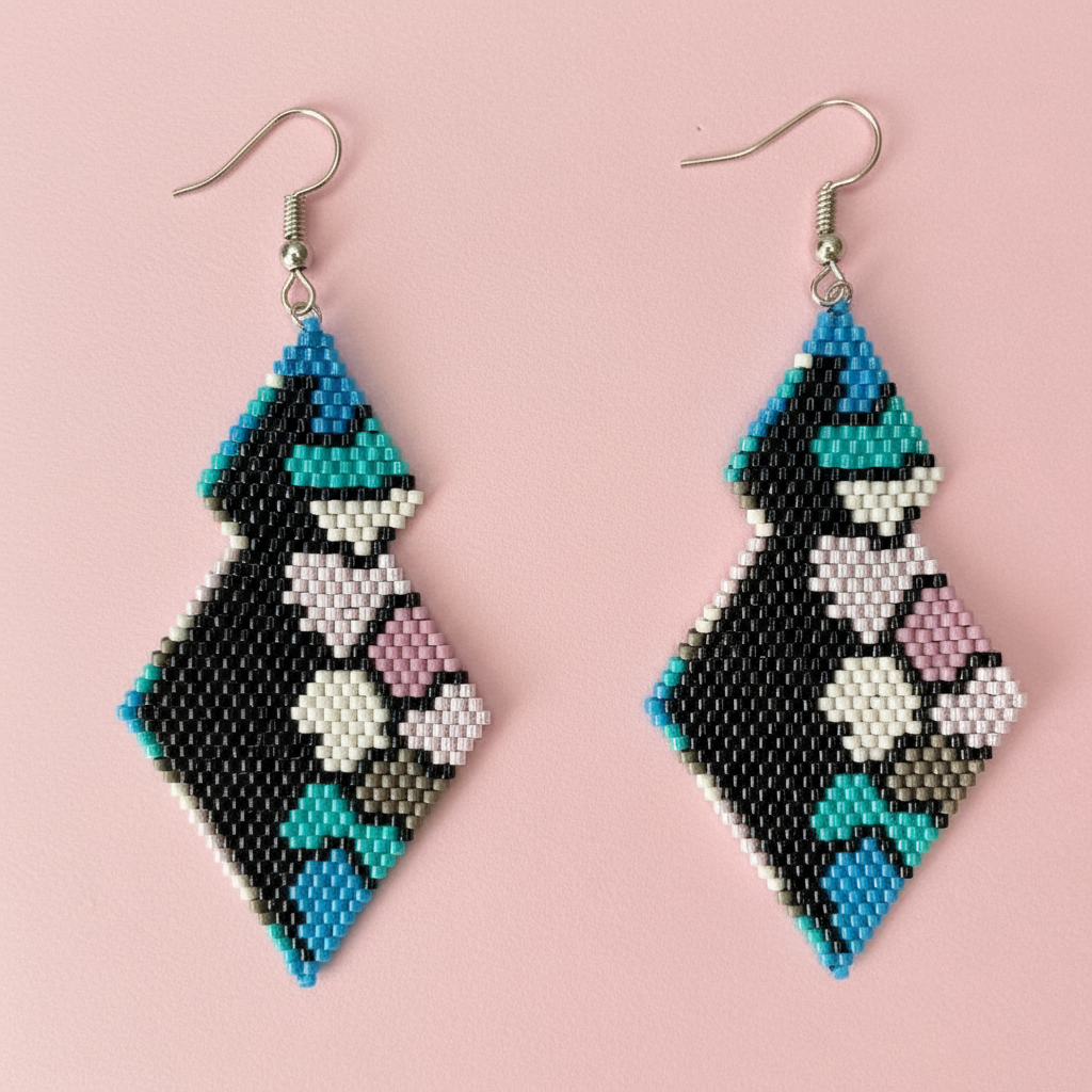 Mediterranean Landscape Miyuki Earrings
