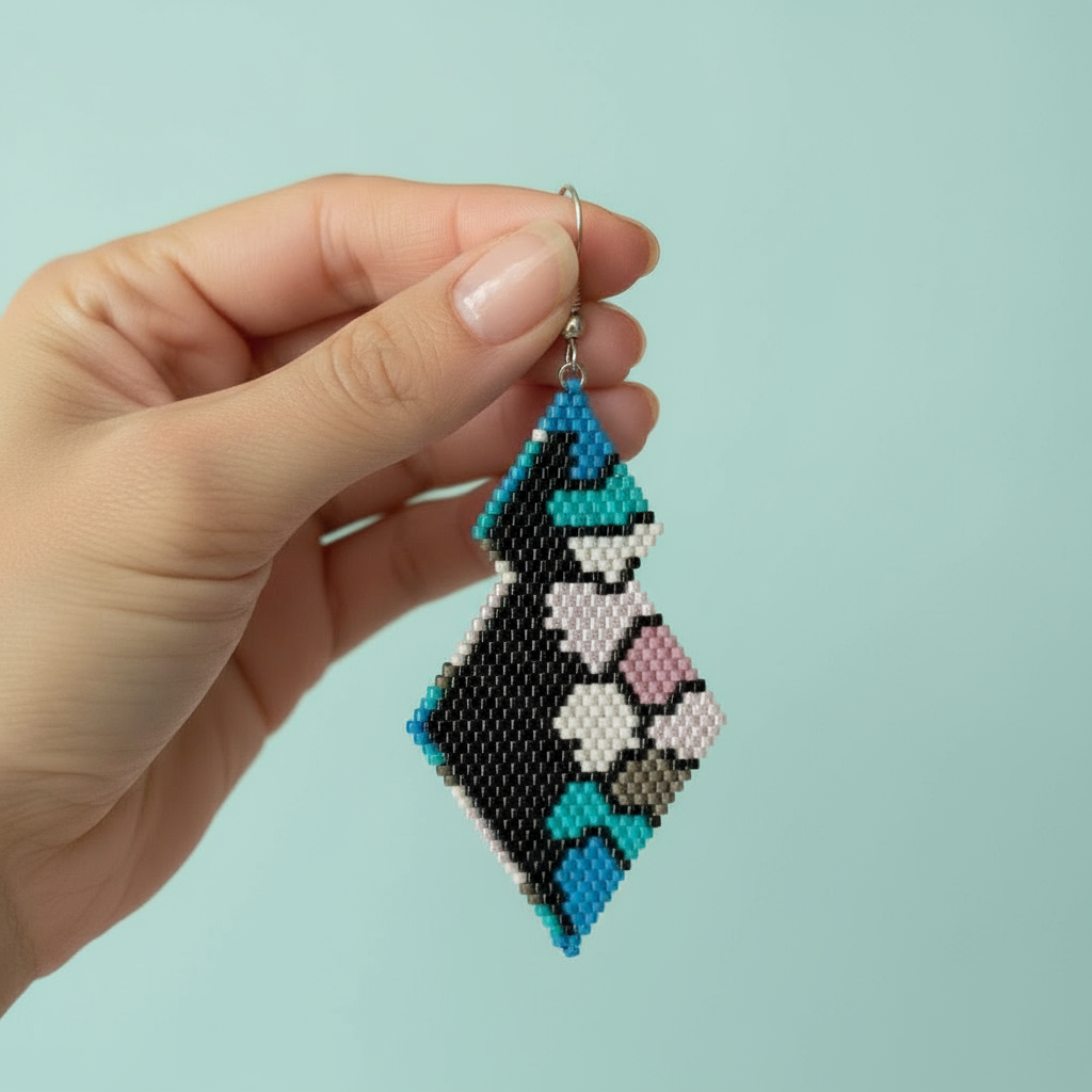 Mediterranean Landscape Miyuki Earrings
