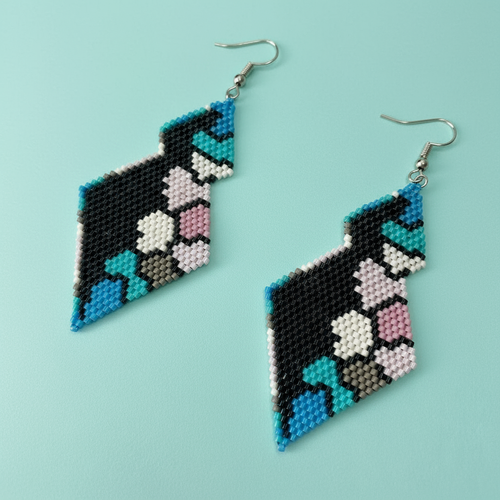 Mediterranean Landscape Miyuki Earrings