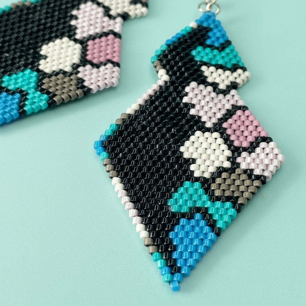 Mediterranean Landscape Miyuki Earrings