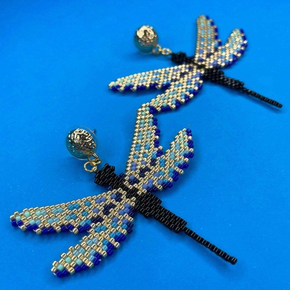 Daring Dragonfly Miyuki Earrings Earing yasemin-tugba 