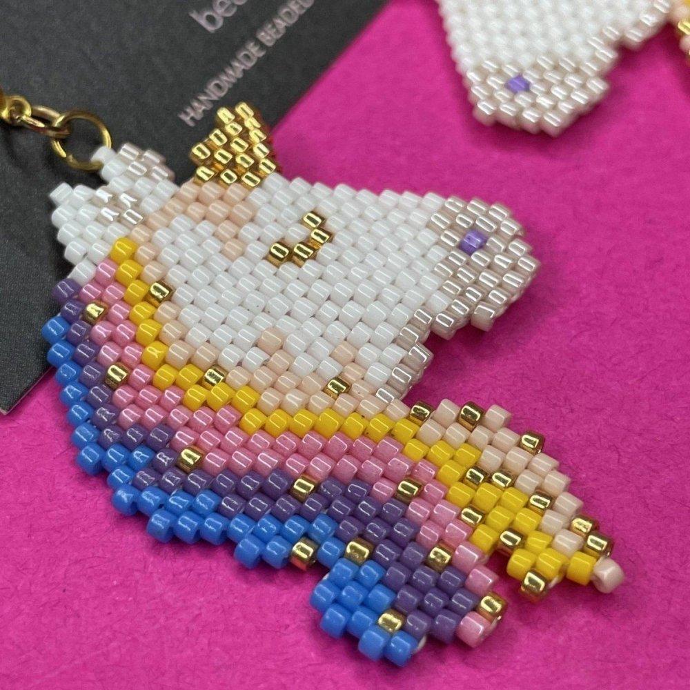 Fairy Unicorn Dangle Earrings - Beadzy