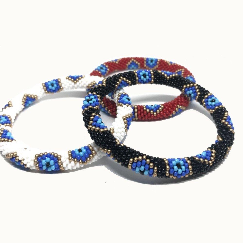 Traditional Turkish Evil Eye Rope Bracelets - Beadzy