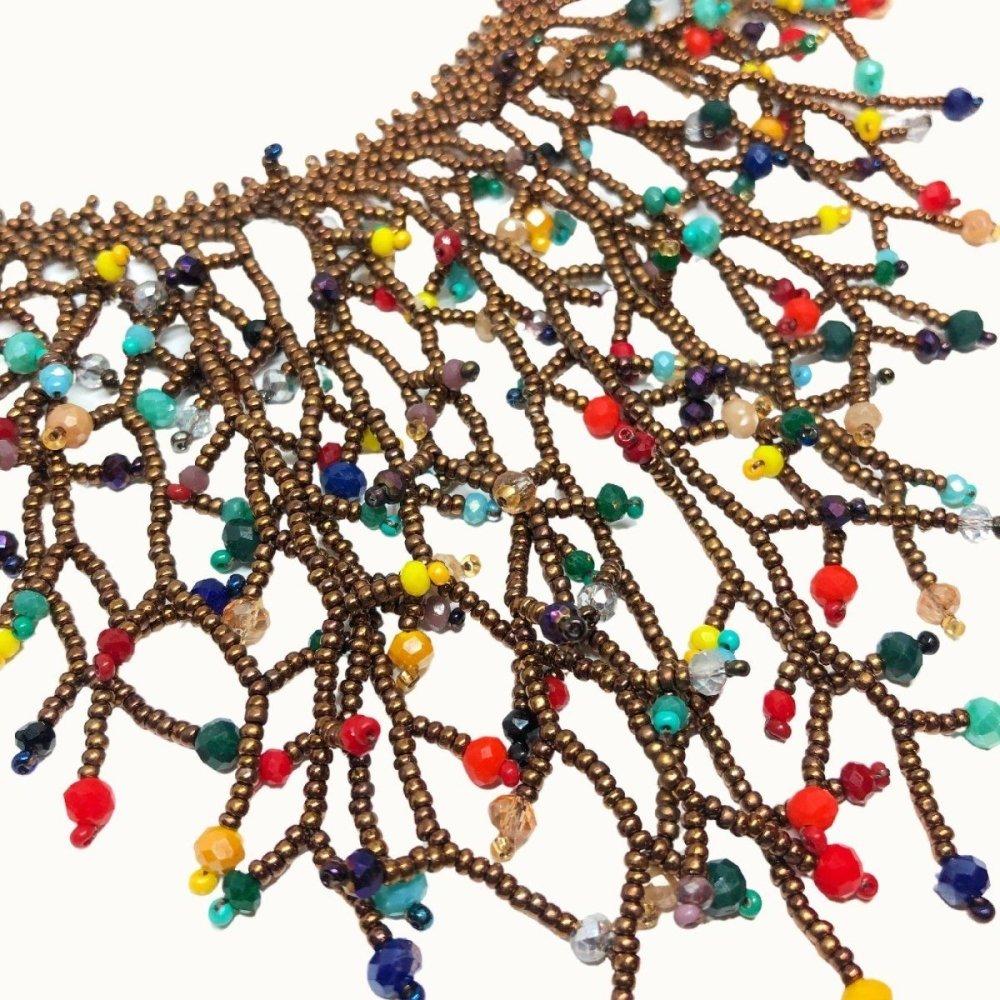 Tree of Life Beaded Necklace - Beadzy